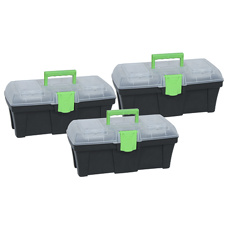 Cutie pentru scule Prosperplast Greenbox, 39.8 x 20 x 18.6 cm Cutie pentru scule Prosperplast Greenbox, 39.8 x 20 x 18.6 cm