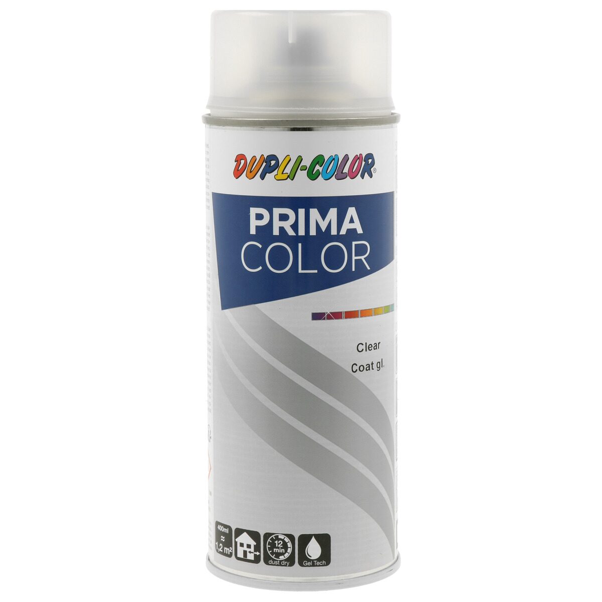 Vopsea spray Dupli-Color Prima, transparent lucios, 400 ml