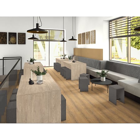 Blat bucatarie Egger H1357 ST10, aspru, Stejar Spree gri bej, 4100 x 600 x 38 mm