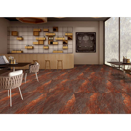 Gresie portelanata interior Sydney Sunset, rectificata, lucios, multicolor, 60 x 120 cm