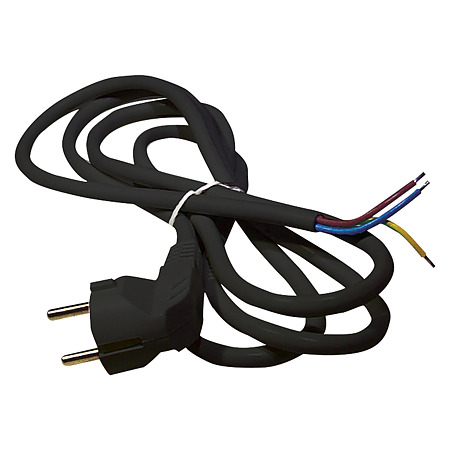 Cablu de alimentare cu stecher Emos, 3 x 1.5 mm2, negru, 3 m Cablu de alimentare cu stecher Emos, 3 x 1.5 mm2, negru, 3 m