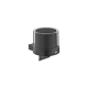 Dispenser de sapun Roca, metal, negru mat, 240 ml