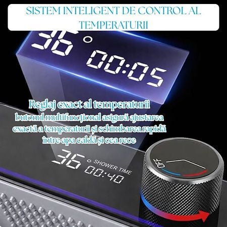 Chiuveta bucatarie multifunctionala smart BadenMob, 1 cuva, inox auriu, afisaj digital, doua cascade, spalator pahare, dozator detergent, baterie extensibila cu 3 functii, tocator, tava si sita inclusa, antizgarieturi, sistem preaplin, 75 x 45 x 22 cm