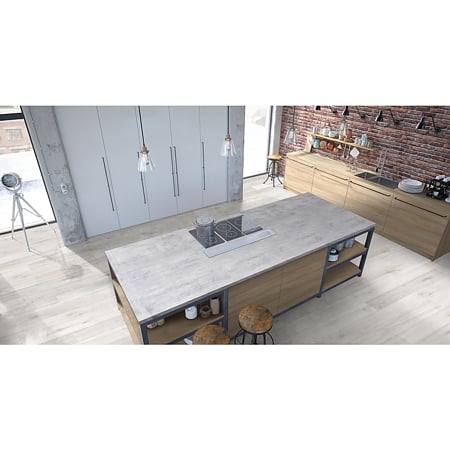 Blat bucatarie Kronospan Slim Line Plus K028 SU Portland, finisaj mat, aspect beton, 4100 x 650 x 12 mm