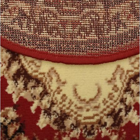Covor clasic Gold 047/22 O, polipropilena BCF, rosu-bej, 80 x 150 cm
