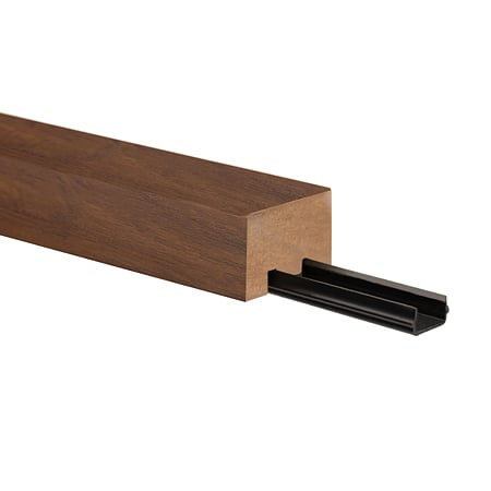 Riflaj MDF, stejar de aur, tip montare cu profil de montaj, 2800 x 30 x 20 mm