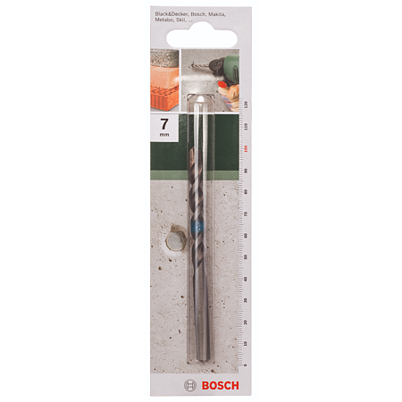 Burghiu Bosch, mandrina standard, pentru beton conform Iso 5468, 7 mm