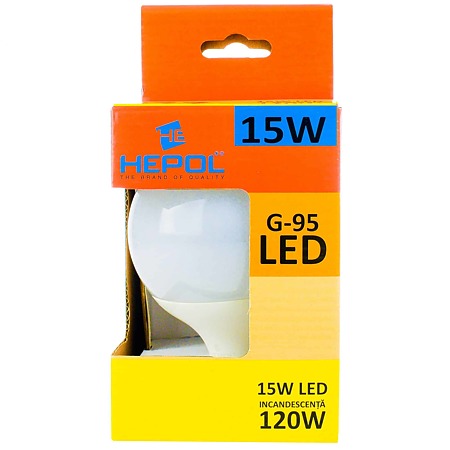 Bec Led Hepol G-95 E27 15 W