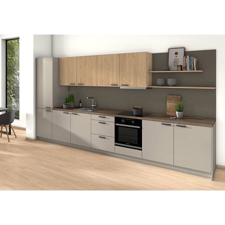 Blat bucatarie Egger H2409 STG8, mat, Stejar Cardiff maro, 4100 x 600 x 38 mm