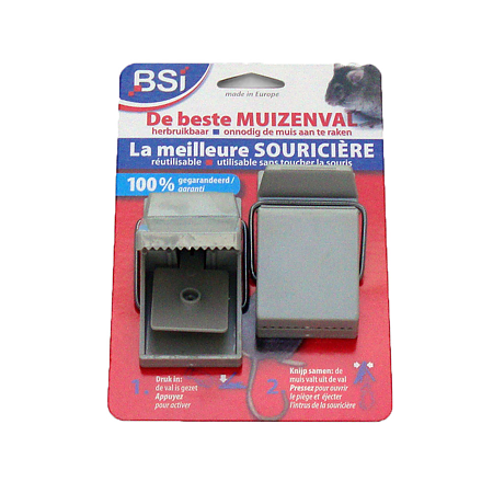 Cursa pentru soareci BSi, plastic, 2 buc