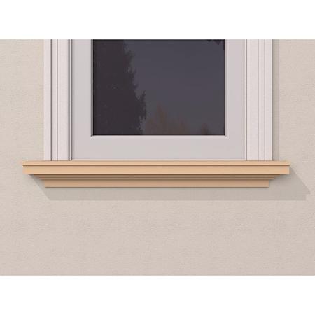 Solbanc decorativ exterior FP207, polistiren EPS 100, 100 x 90 x 2000 mm