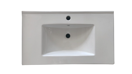 Mobilier baie Sanitop Ines, baza cu lavoar, MFD-PAL, gri, 60 x 43,5 x 81 cm
