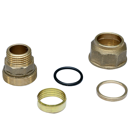 Mufa rapida FE PVC, alama, auriu, 1/2 inch x 20 mm