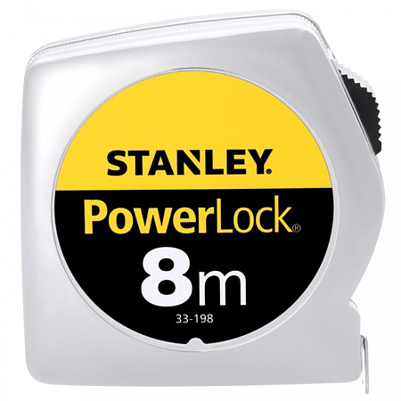 Ruleta Stanley PowerLock 0-33-198, 8 m 