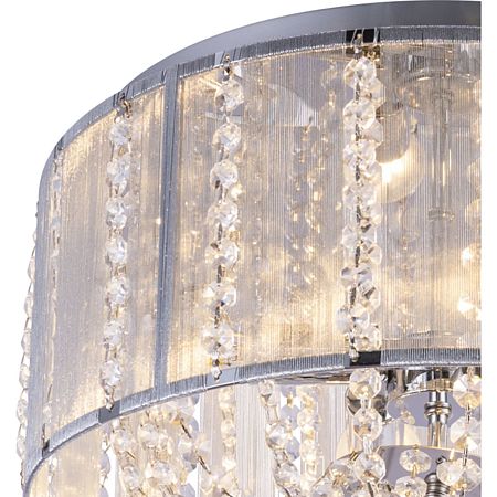 Plafoniera Globo Walla, metal, 4 x E14, 40 W, crom, 40 cm Plafoniera Globo Walla, metal, 4 x E14, 40 W, crom, 40 cm