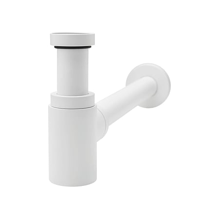 Sifon lavoar Wirquin Lineis Mini, rigid, fara ventil, alama, alb, debit 40l/min, Ø 1''1/4 x 32mm