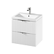 Mobilier baie Cersanit Tirso, suspendat, MDF, alb, 60 x 45 x 55 cm