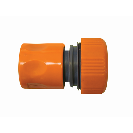 Conector pentru furtun, 1/2 inch, plastic ABS, portocaliu