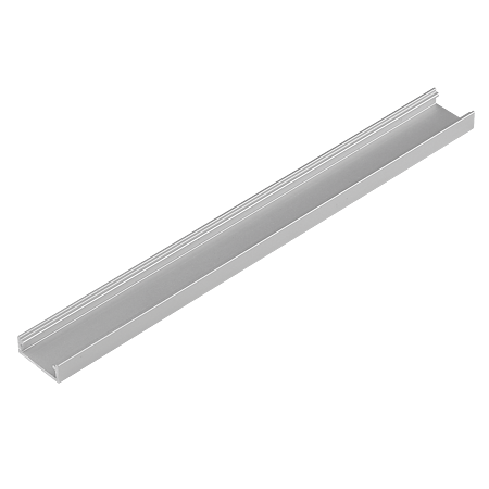 Profil aluminiu banda LED LL-01, aplicat, argintiu, 15 x 3000 mm