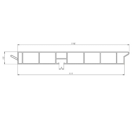 Plinta PVC cu folie de transfer, negru, 120 mm x 4 m