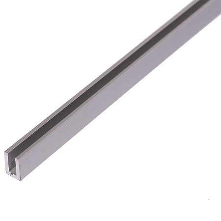 Profil din aluminiu tip U, 8 x 12 x 2 mm, 2 m