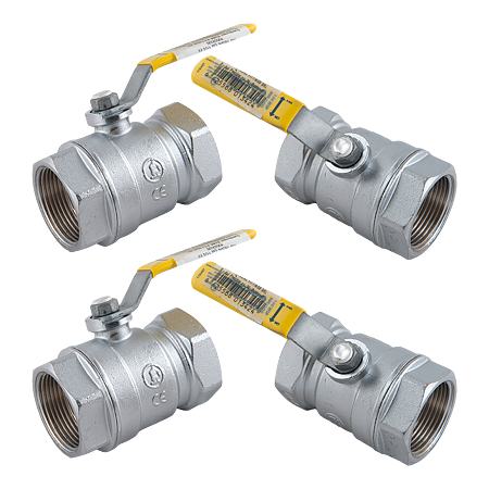Robinet gaz cu bila Giacomini, filet interior-interior, alama, 1 1/4" Robinet gaz cu bila Giacomini, filet interior-interior, alama, 1 1/4"