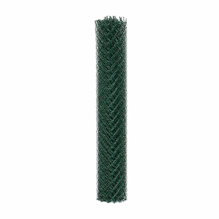 Plasa de gard impletita, zincata, verde, grosime fir 2.8 mm, 1.7 x 10 m