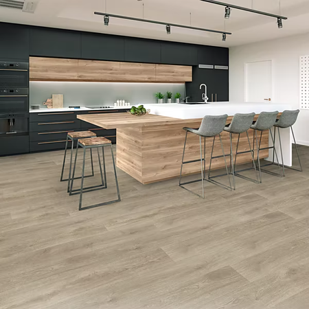 Pardoseala SPC Kronostep Z215, 4 mm, nuanta deschisa, stejar haystack, clasa trafic AC4, 1280 x 192 mm