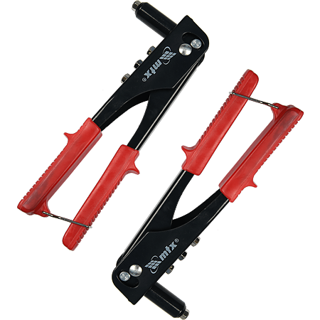 Cleste pop-nituri MTX 225 mm, set 4 capace pentru nituri si cheie de inlocuire