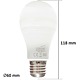 Bec LED Lohuis Ecoline, glob, E27, 12 W, 1055 lm, lumina rece 6500 K