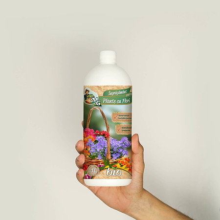 Ingrasamant lichid BIO pentru plante cu flori MG, 1 L