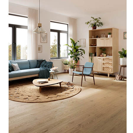 Parchet laminat 8 mm Berry Alloc Smartline Lotus Oak B7007, nuanta medie, Hydro+, clasa de trafic 32, PentaLoc, 1288 x 190 mm