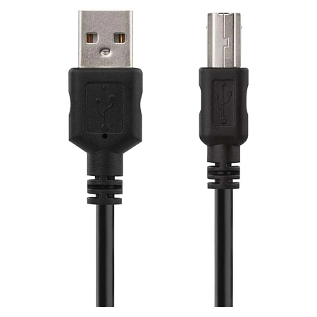 Cablu transfer date USB 2.0 Emos, tata A - tata B, 2 m 