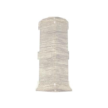 Colt exterior plinta parchet Korner Siena 80, frasin Norvegian 803, PVC, 80 x 20 mm, 2 bucati/set