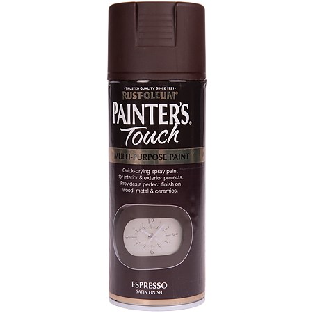 Vopsea spray decorativa Rust-Oleum Painter`s Touchs, espresso, lucios, interior/exterior, 400 ml