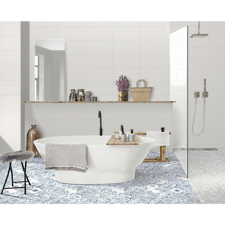 Faianta baie si bucatarie Cromatic Gloss, alb, lucios, uni, 50 x 25 cm Faianta baie si bucatarie Cromatic Gloss, alb, lucios, uni, 50 x 25 cm