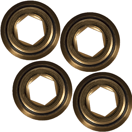 Scaun baterie bucatarie Ferro, alama, auriu, 1/2 inch