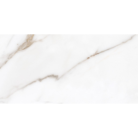 Faianta baie Cesarom, Statuario, alb, lucios, aspect de marmura, 50 x 25 cm
