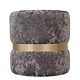 Taburet Ring, inel auriu, catifea gri E30, rotund, 38 x 38 x 40 cm Taburet Ring, inel auriu, catifea gri E30, rotund, 38 x 38 x 40 cm