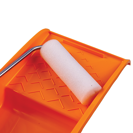 Set trafalet din spuma + maner + tava, Color Expert, 11 cm x 35 mm
