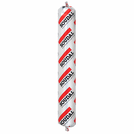 Etansant siliconic Silirub Soudal, negru, 600 ml