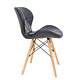 Scaun bucatarie / living Eliza, tapitat, piele ecologica, cadru de lemn, negru, max. 110 Kg., 73 x 47 cm Scaun bucatarie / living Eliza, tapitat, piele ecologica, cadru de lemn, negru, max. 110 Kg., 73 x 47 cm