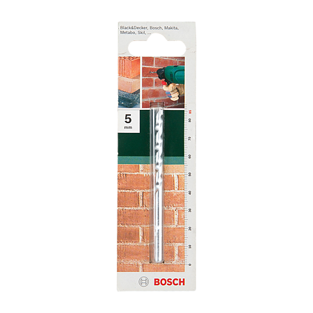 Burghiu Bosch, mandrina standard, pentru zidarie, 5x85 mm