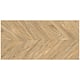 Gresie portelanata exterior/interior KAI Tilia brown, rectificata, tip chevron, mat, decor lemn, maro, 60 x 120 cm