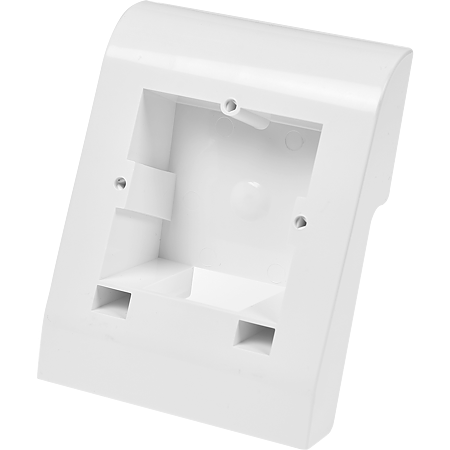 Caseta multibox pentru plinta Indo, alb, PVC