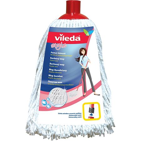 Rezerva pentru mop Vileda, bumbac, 160 g