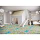 Covor PVC linoleum Iconik 300 Macadam Green Tarkett , multicolor, clasa 23, grosime 3 mm, latime 400 cm