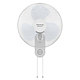 Ventilator de perete Taurus Greco, 45 W, 3 trepte, alb, diametru 40 cm