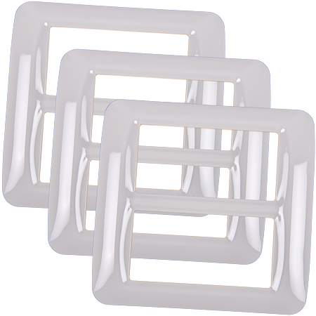 Rama decor 8 module (4+4) System, Gewiss GW22507, alb