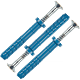 Diblu surub cui cilindric, tip H, 6 x 40 mm, nylon blue